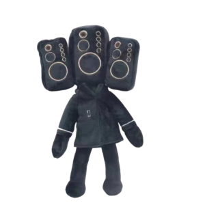 Black SpeakerMan Plush